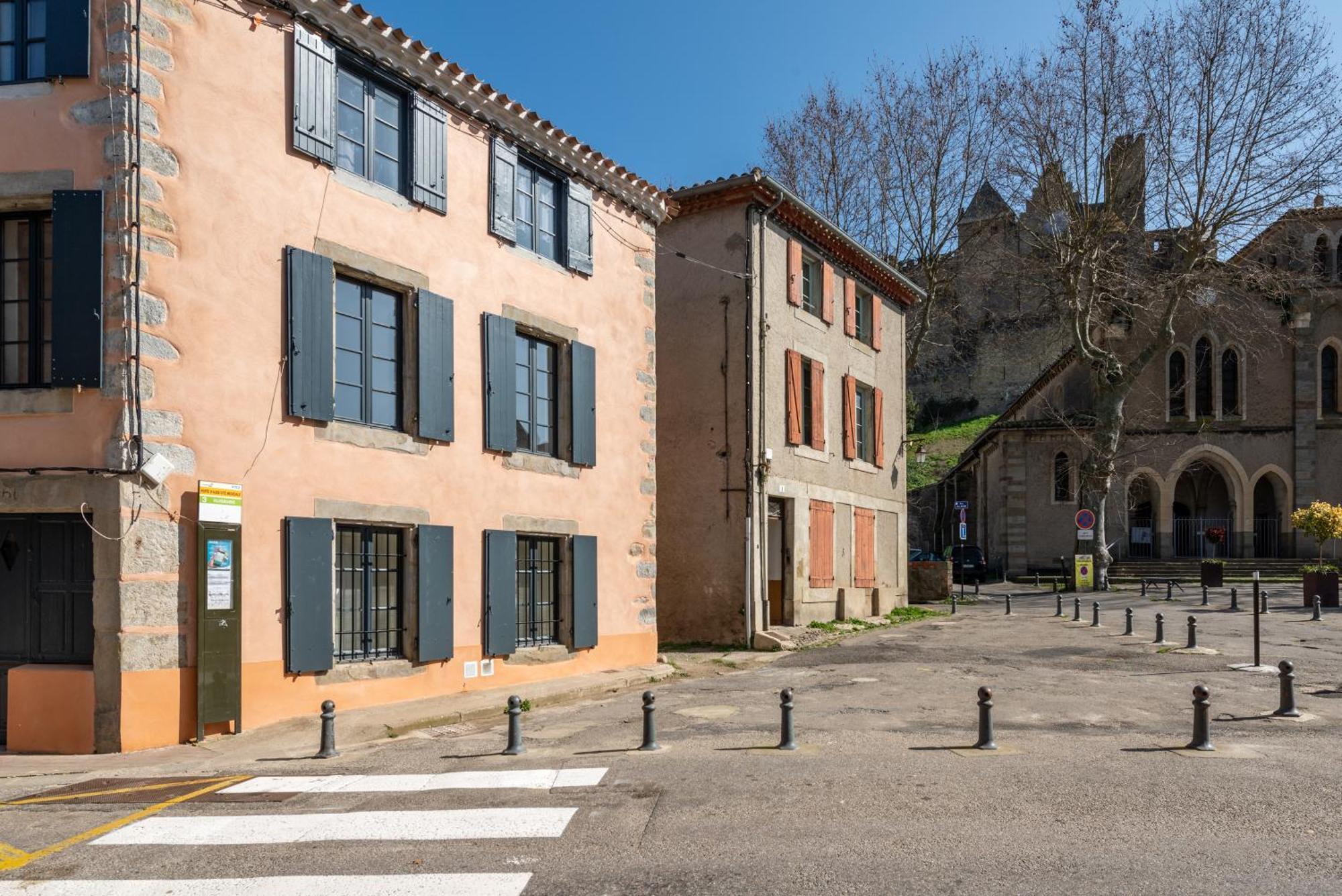 Les Gites De Laure - L'Or Vert, Appartement Avec Vue Sur Le Chateau, Parking Prive, Climatisation, Netflix, A 160 M De La Cite Medievale Каркассон Экстерьер фото
