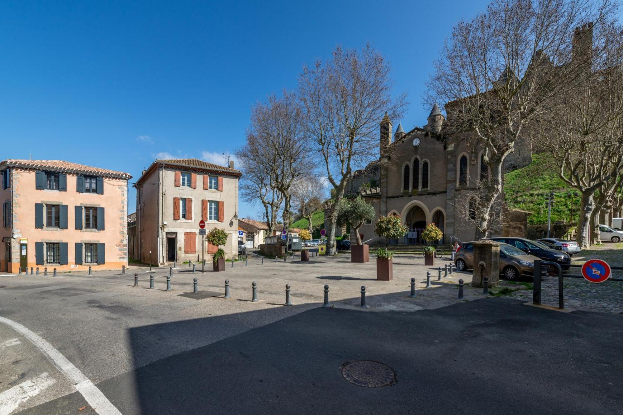 Les Gites De Laure - L'Or Vert, Appartement Avec Vue Sur Le Chateau, Parking Prive, Climatisation, Netflix, A 160 M De La Cite Medievale Каркассон Экстерьер фото