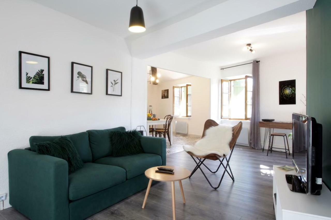 Les Gites De Laure - L'Or Vert, Appartement Avec Vue Sur Le Chateau, Parking Prive, Climatisation, Netflix, A 160 M De La Cite Medievale Каркассон Экстерьер фото